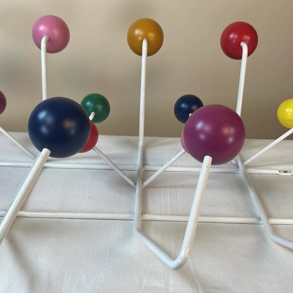 Herman Miller Charles Ray Eames MCM Hang It All Wall Coat Rack Mid Century COA - Picture 4 of 6